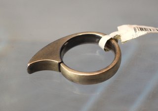 Anillo plata de ley. Emporio Armani. 18 mm, talla 17.
