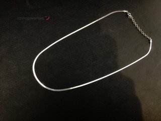 gargantilla plata 925mm 22cm