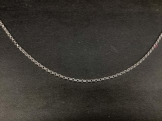 cadena plata 925mm 25cm