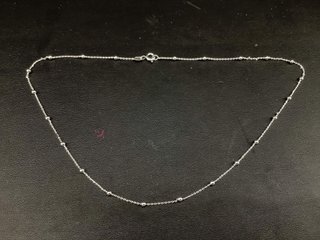 cadena plata 925mm 22cm