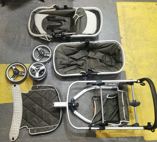 Carrito silla tumbona 3 ruedas TecTake