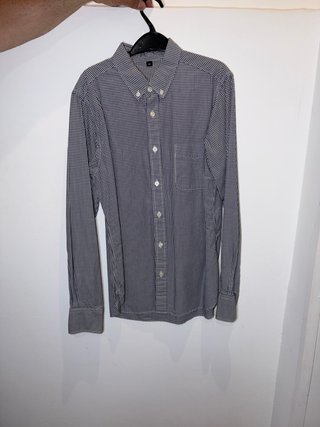 Camisa de cuadros azul Talla XS