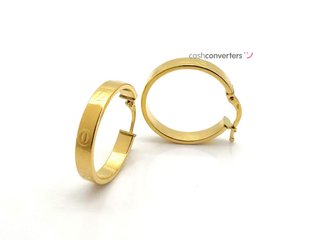 argollas oro 18k