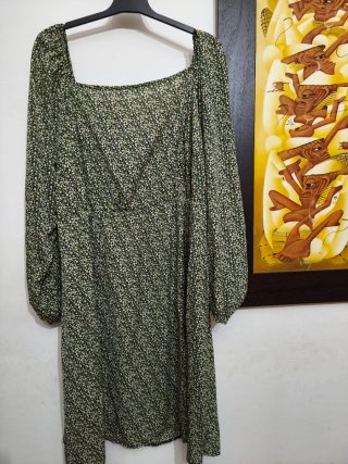 Vestido Shein Curve Estampado Floral 4XL
