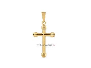 crucifijo oro 18k
