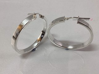 argollas plata 925mm