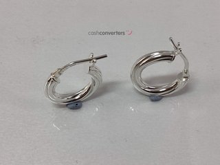 argollas plata 925mm