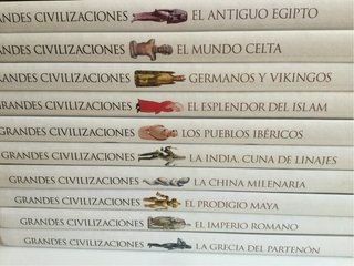 Colección completa libros "Grandes Civilizaciones"