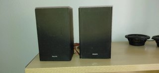 Pareja de Altavoces Vintage Philips
