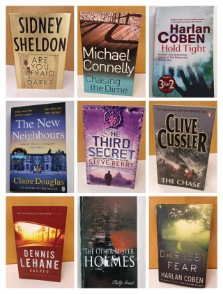 Lote libros Thriller misterio en inglés