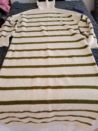 Vestido Largo de Invierno Cuello Alto