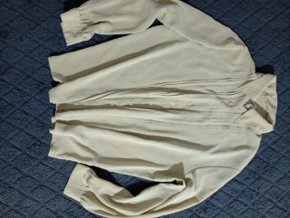 Blusa Beige de Manga Larga