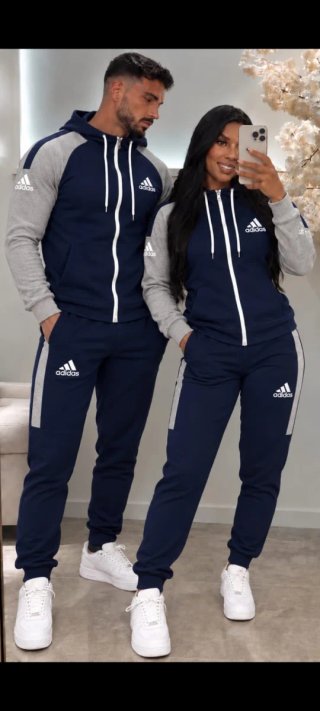 Chándal Adidas Azul y Gris