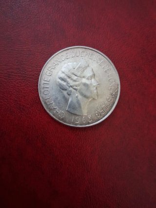 Plata Luxemburgo 1963.