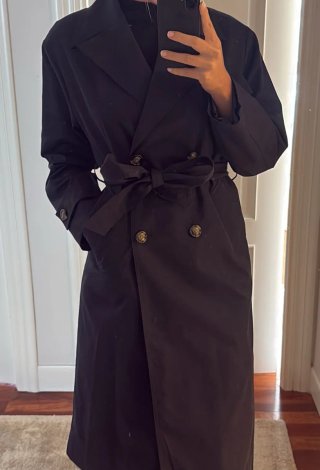 Gabardina Azul Marino