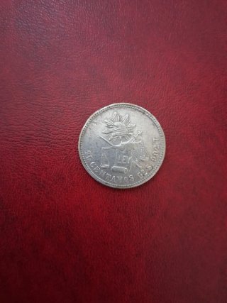 Plata México 1875.
