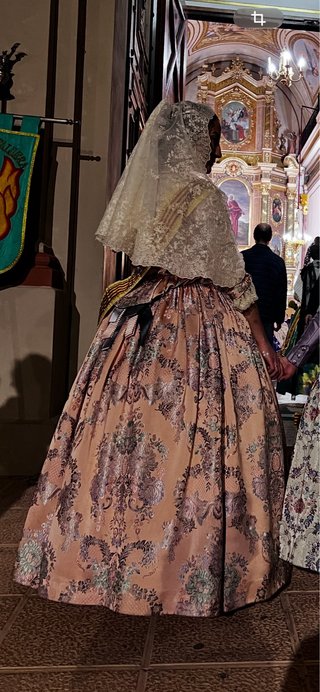 Traje de fallera completo