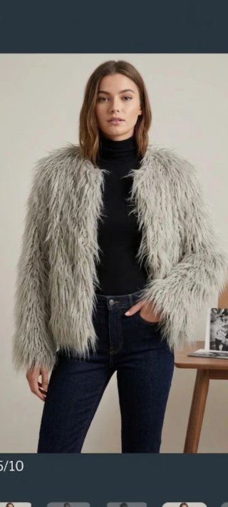 Abrigo de Pelo ZW colección Zara