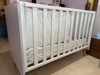 Cuna Infantil Blanca