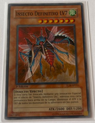 Carta Yu-Gi-Oh! Insetto Definitivo LV7