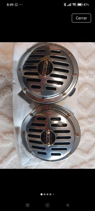 Set de 2 Bocinas Retro para Coche