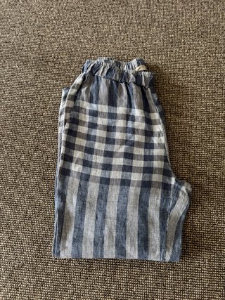 Pantalón Mama b. Cuadros Talla 38