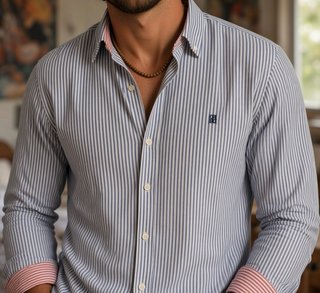 Camisa Carolina Herrera Rayas