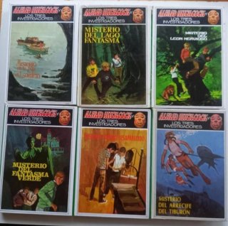 ALFRED HITCHCOCK Y LOS 3 INVESTIGADORES 6 LIBROS