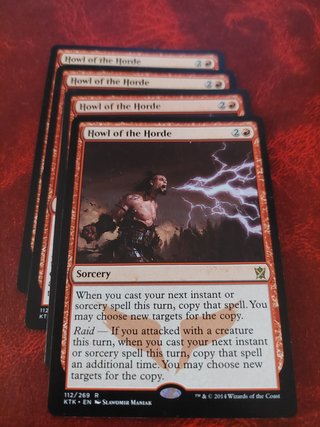 4 Carte Magic: Howl of the Horde