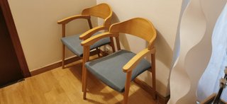 4 Sillas de Comedor de Madera Curvada
