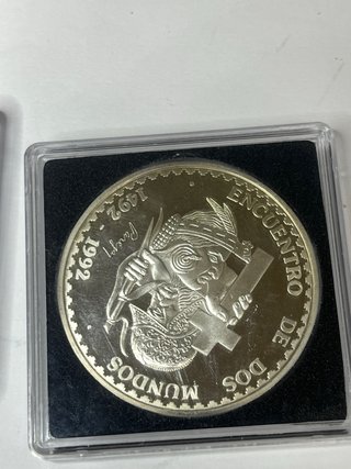 Moneda Perú 1 Nuevo Sol 1991 Plata 925