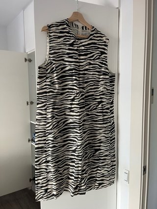 Vestido MaxMara Estampado Zebra
