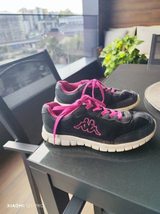 Zapatillas Kappa Negras y Rosas Talla 38