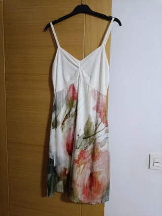 Vestido de tirantes estampado