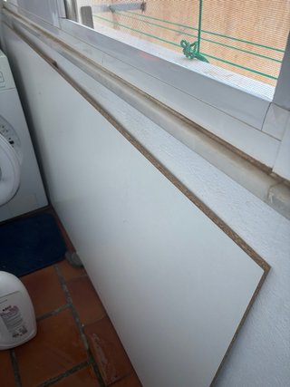 Tablero Aglomerado Blanco 160x93 cm