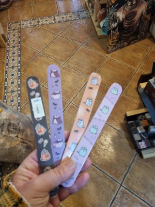 Set de 4 Limas de Uñas Halloween
