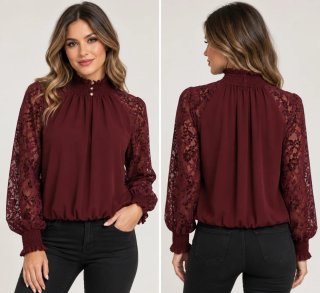 Blusa con mangas de encaje 16€ cada una
