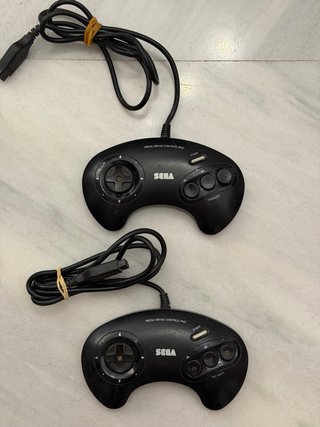 2 Mandos Sega Mega Drive