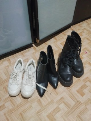 Lote de 3 pares de calzado