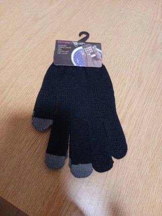 Guantes con pantallas táctiles de lana fina