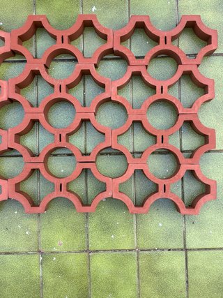 Baldosas de Terraza con Diseño Geométrico