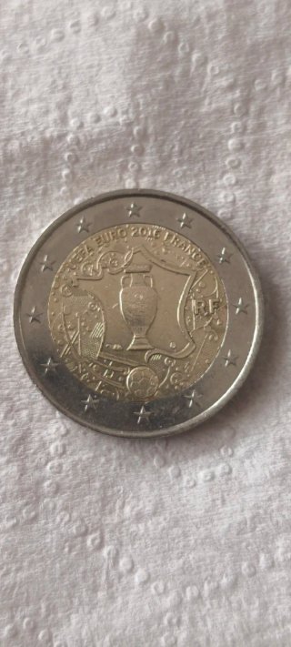 Moneta 2 Euro UEFA Euro 2016 Francia