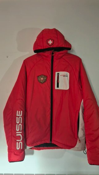 Chaqueta Plumas Roja Talla M hombre