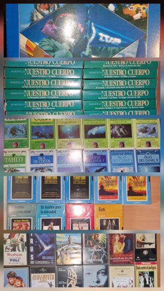 Lote de Películas y Documentales en VHS