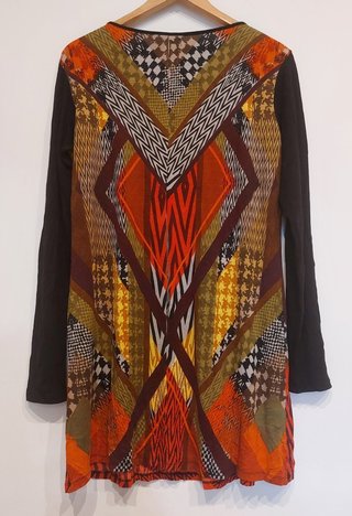 Vestido mujer marca Derhy, estilo boho chic hippie
