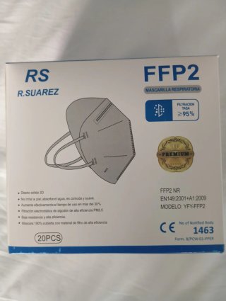 Caja de 20 Mascarillas FFP2 R.SUAREZ