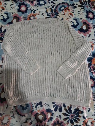 Jersey de punto beige