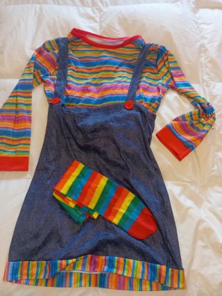 Disfraz Novia Chucky Mujer Talla S-M
