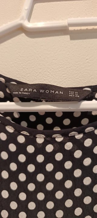 Camisa de Lunares Zara Talla M