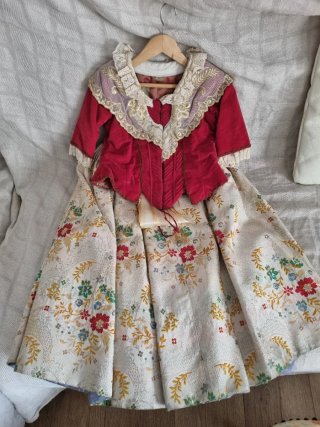 Traje de Fallera Niña Santa Ana